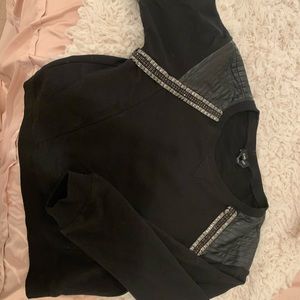Bebe cropped sweatshirt